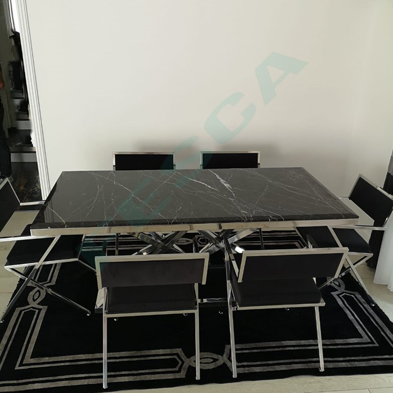 Alexsander Black Marble Table 69